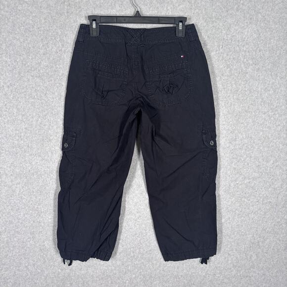 Y2K 90s Tommy Hilfiger Low Rise Cargo‎ Pants 2 Utility Adjustable GORP Hiking - Picture 7 of 11